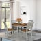 International Concepts Round 44 in Round Top Dining Table with 4 Ladderback Chairs, Hickory/Stone, 44 in W, 44 in L, Wood K41-144R-C57-4 - alternate 5